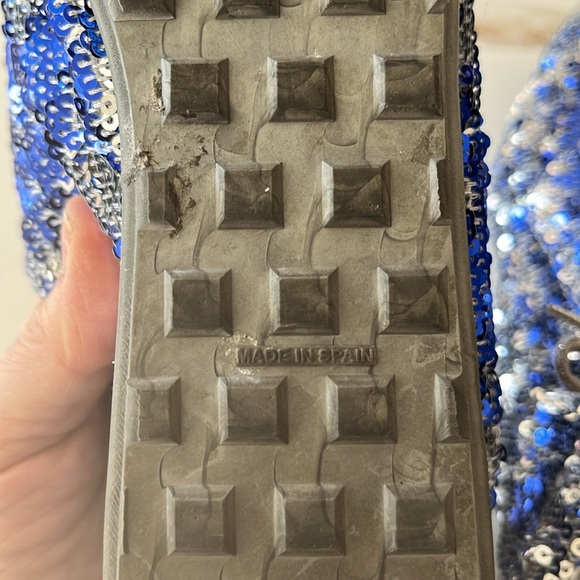 EUC Stuart Weitzman sequinned sneakers - Picture 10 of 14